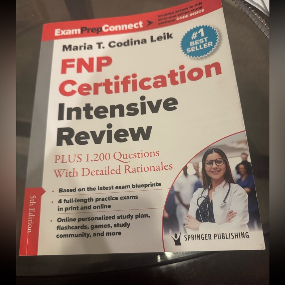 FNP Certification Intensive Review by Maria T. Codina Leik - 5th ED. Paperback